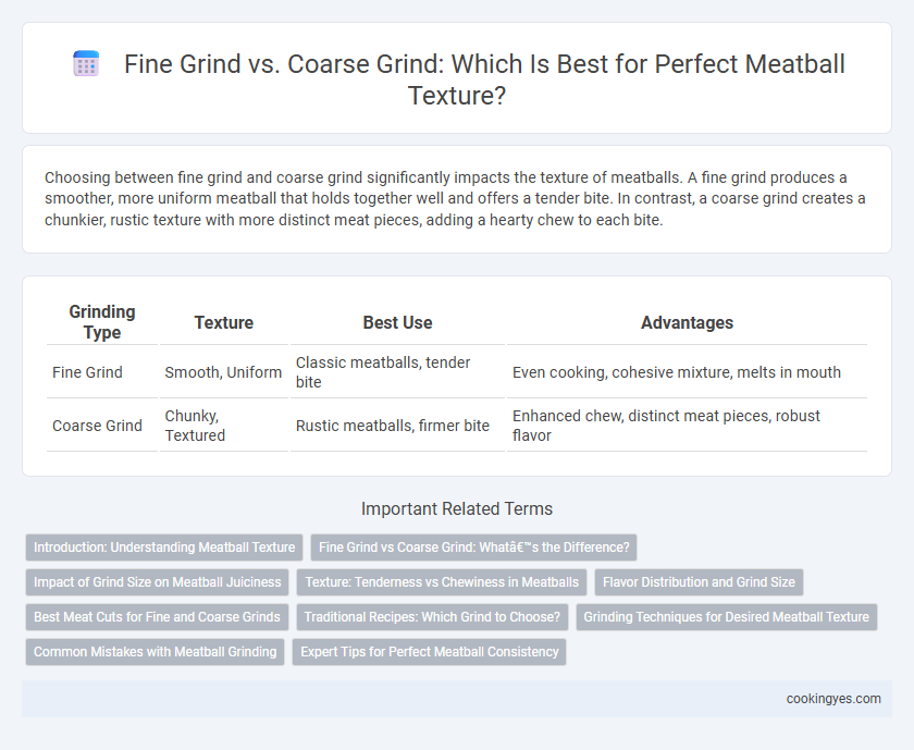Fine Grind vs. Coarse Grind: Which Is Best for Perfect Meatball Texture?
