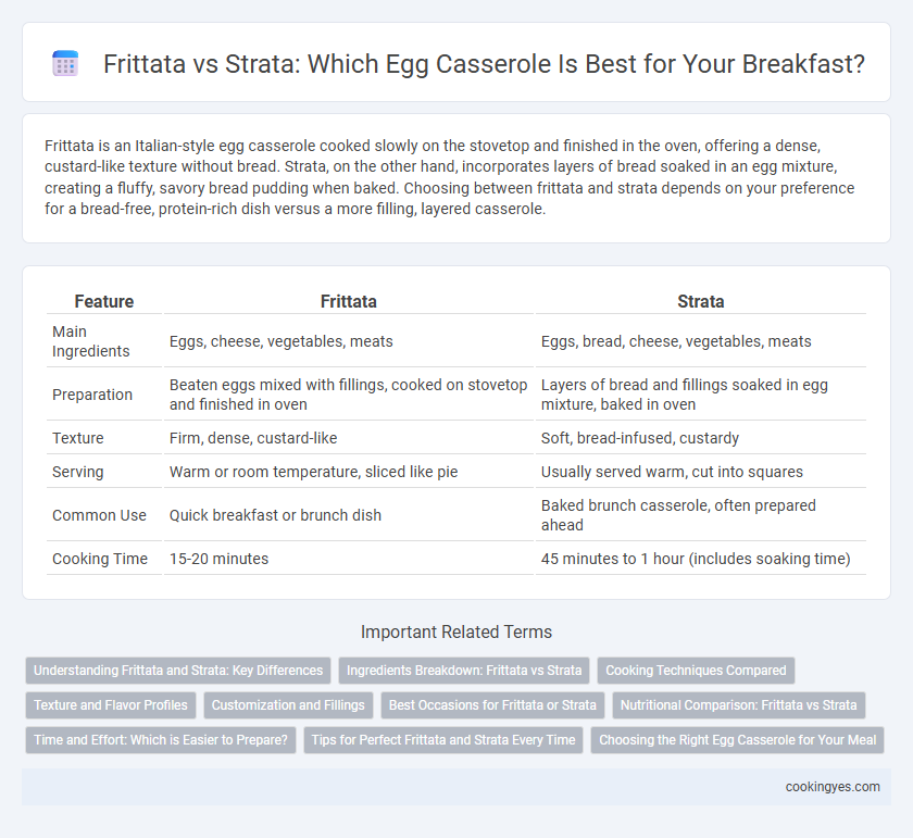 Frittata vs Strata: Which Egg Casserole Is Best for Your Breakfast?