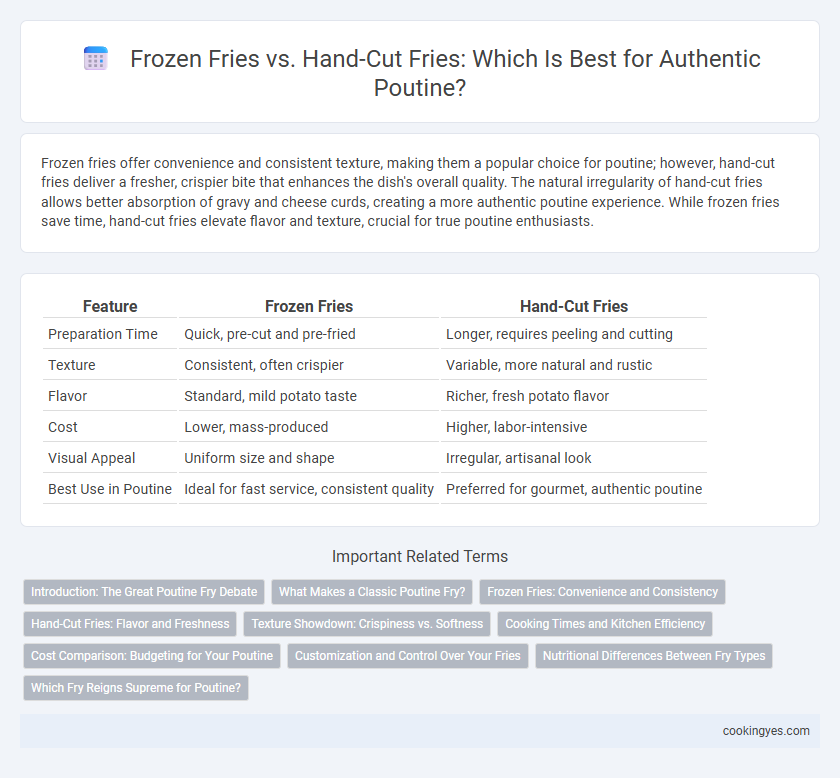 Frozen Fries vs. Hand-Cut Fries: Which Is Best for Authentic Poutine?