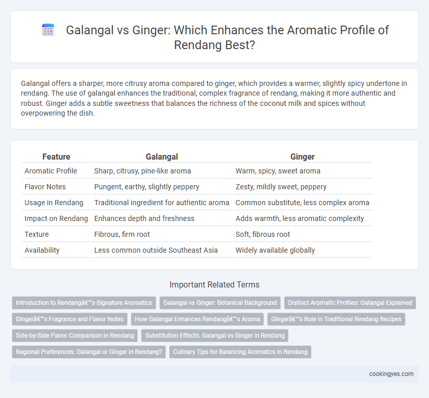 Galangal vs Ginger: Which Enhances the Aromatic Profile of Rendang Best?