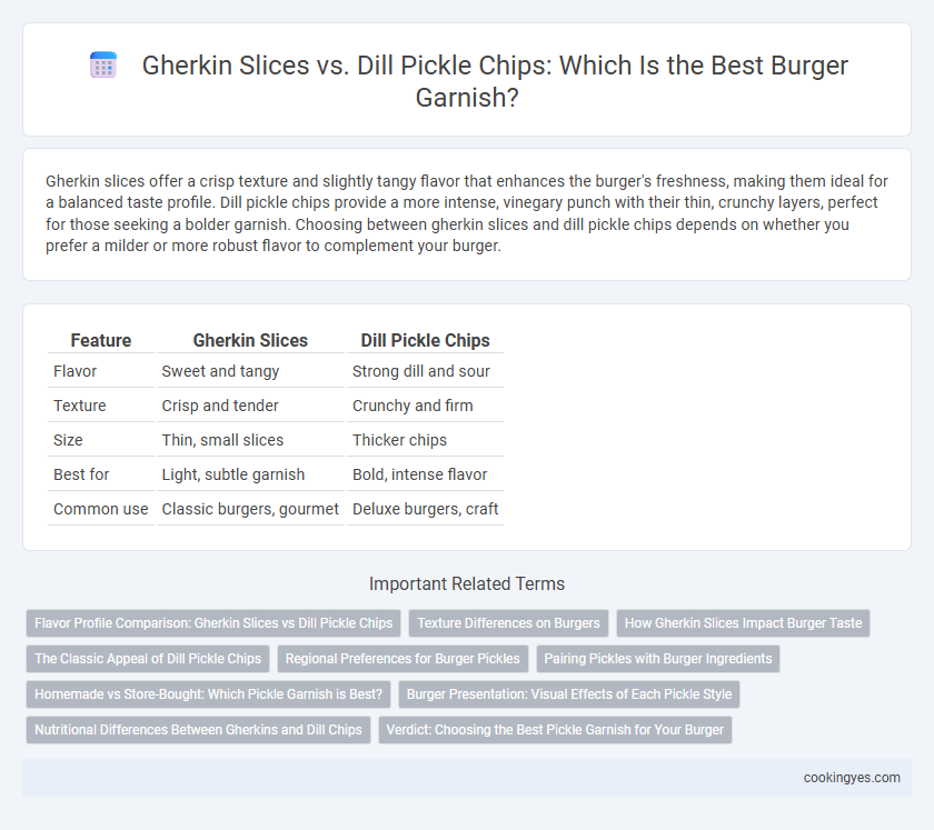Gherkin Slices vs. Dill Pickle Chips: Which Is the Best Burger Garnish?