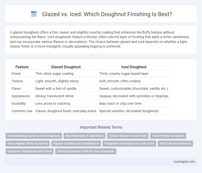 Glazed vs. Iced: Which Doughnut Finishing Is Best?