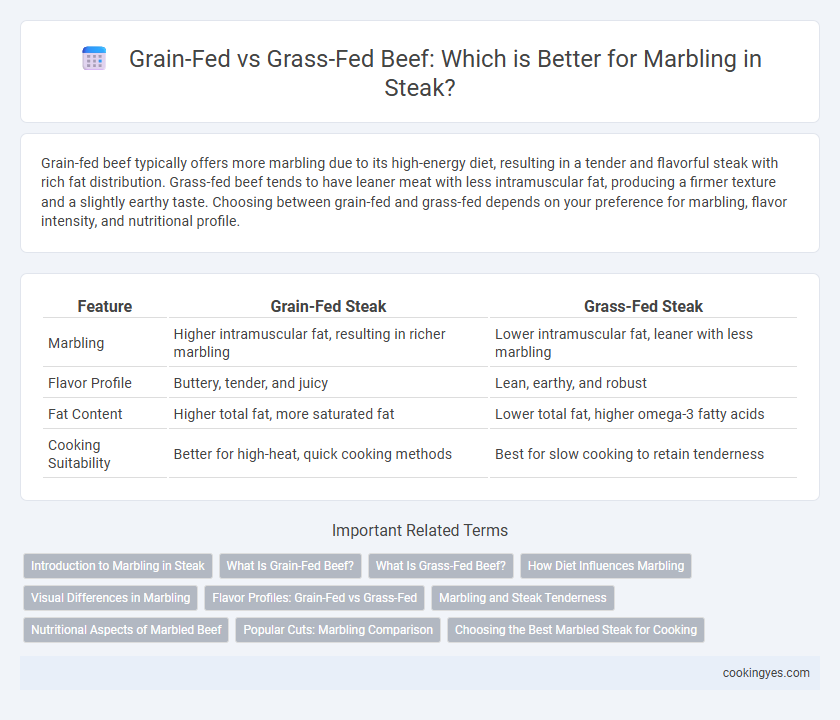 Grain-Fed vs Grass-Fed Beef: Which is Better for Marbling in Steak?