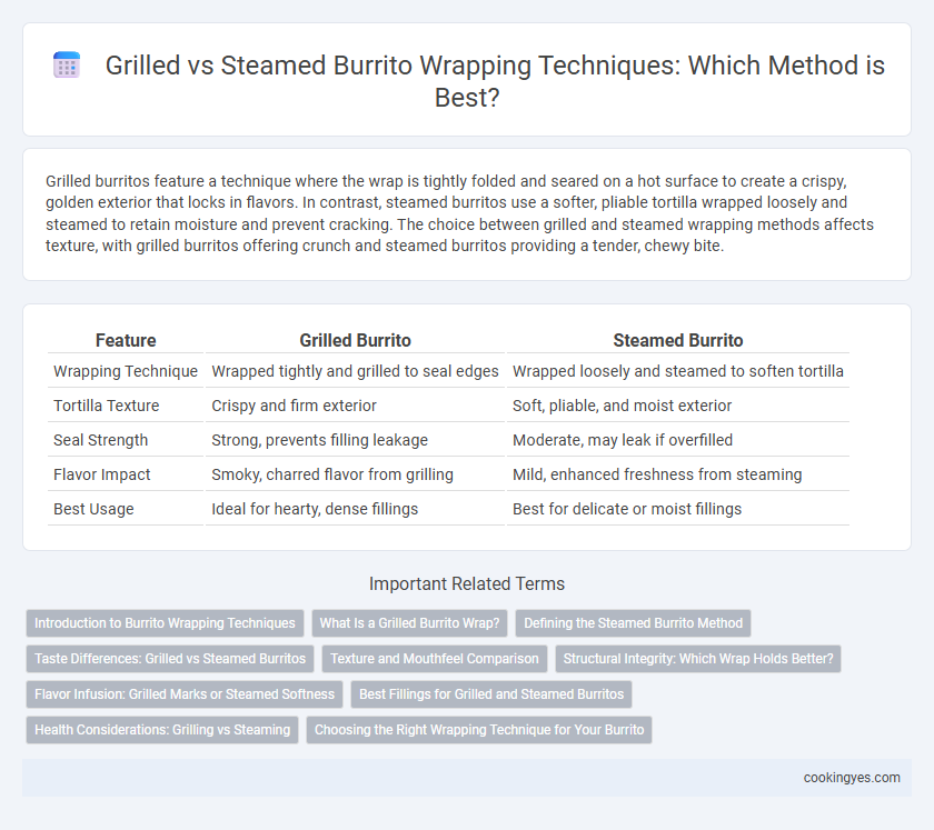 Grilled vs Steamed Burrito Wrapping Techniques: Which Method is Best?