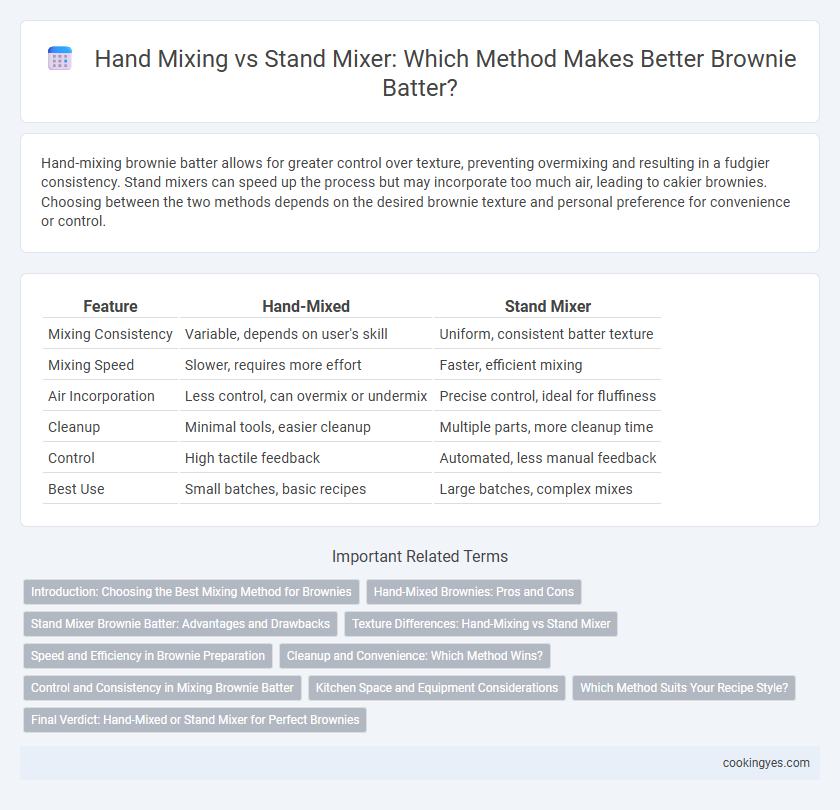 Hand Mixing vs Stand Mixer: Which Method Makes Better Brownie Batter?