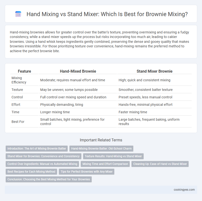 Hand Mixing vs Stand Mixer: Which Is Best for Brownie Mixing?