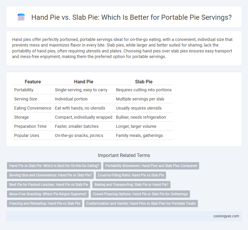 Hand Pie vs. Slab Pie: Which Is Better for Portable Pie Servings?