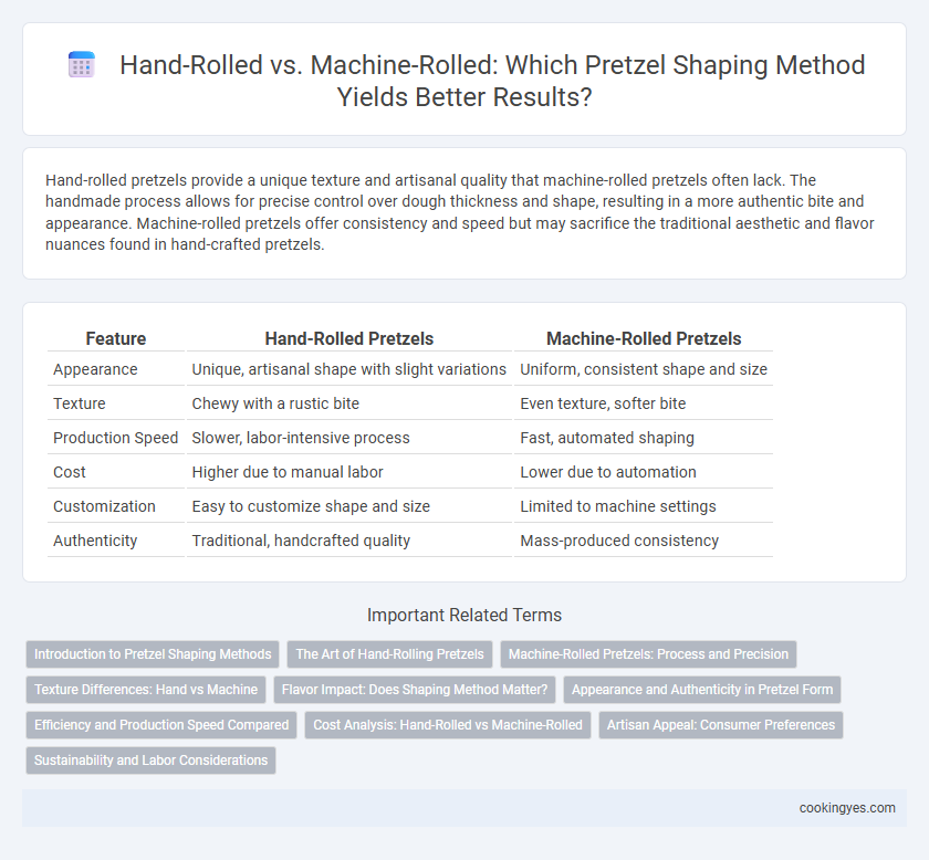 Hand-Rolled vs. Machine-Rolled: Which Pretzel Shaping Method Yields Better Results?