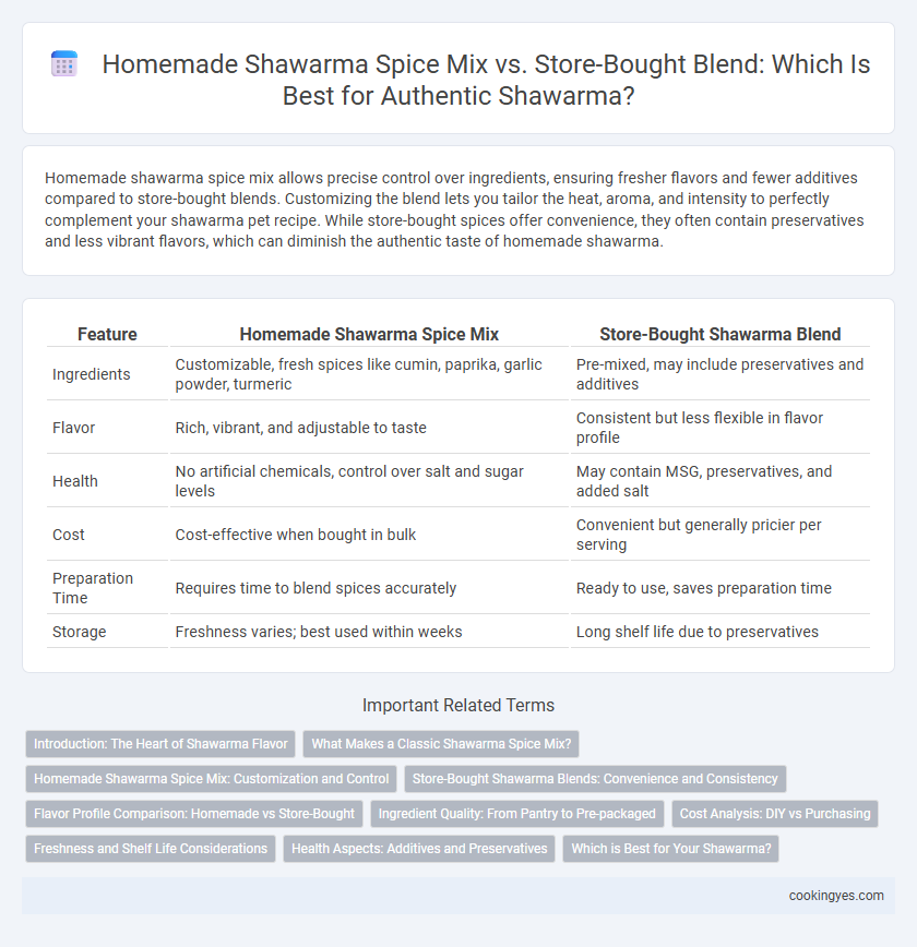 Homemade Shawarma Spice Mix vs. Store-Bought Blend: Which Is Best for Authentic Shawarma?
