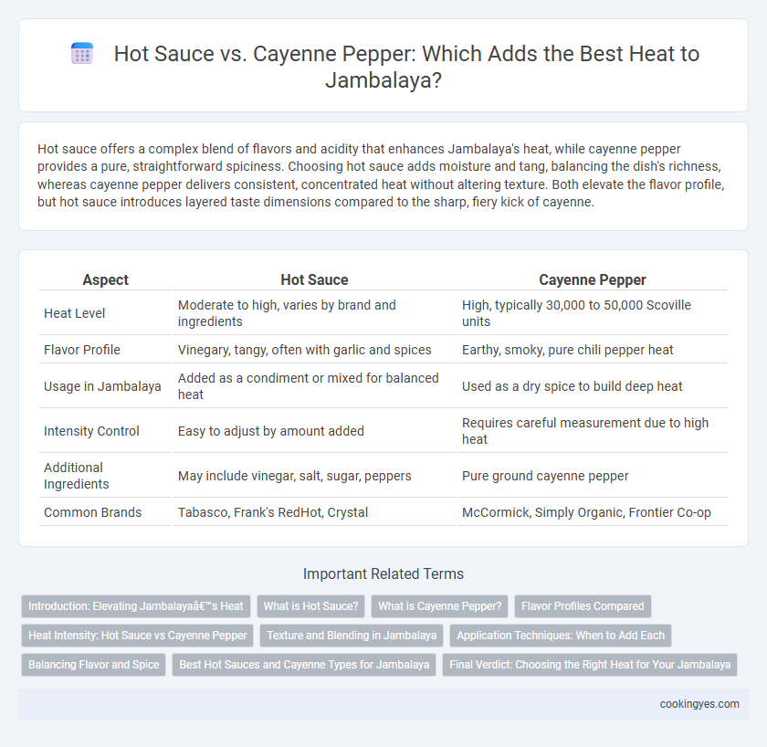 Hot Sauce vs. Cayenne Pepper: Which Adds the Best Heat to Jambalaya?