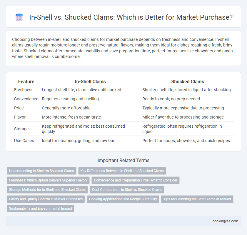 In-Shell vs. Shucked Clams: Which is Better for Market Purchase?