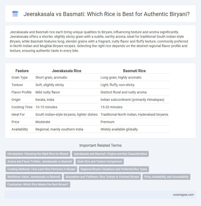 Jeerakasala vs Basmati: Which Rice is Best for Authentic Biryani?