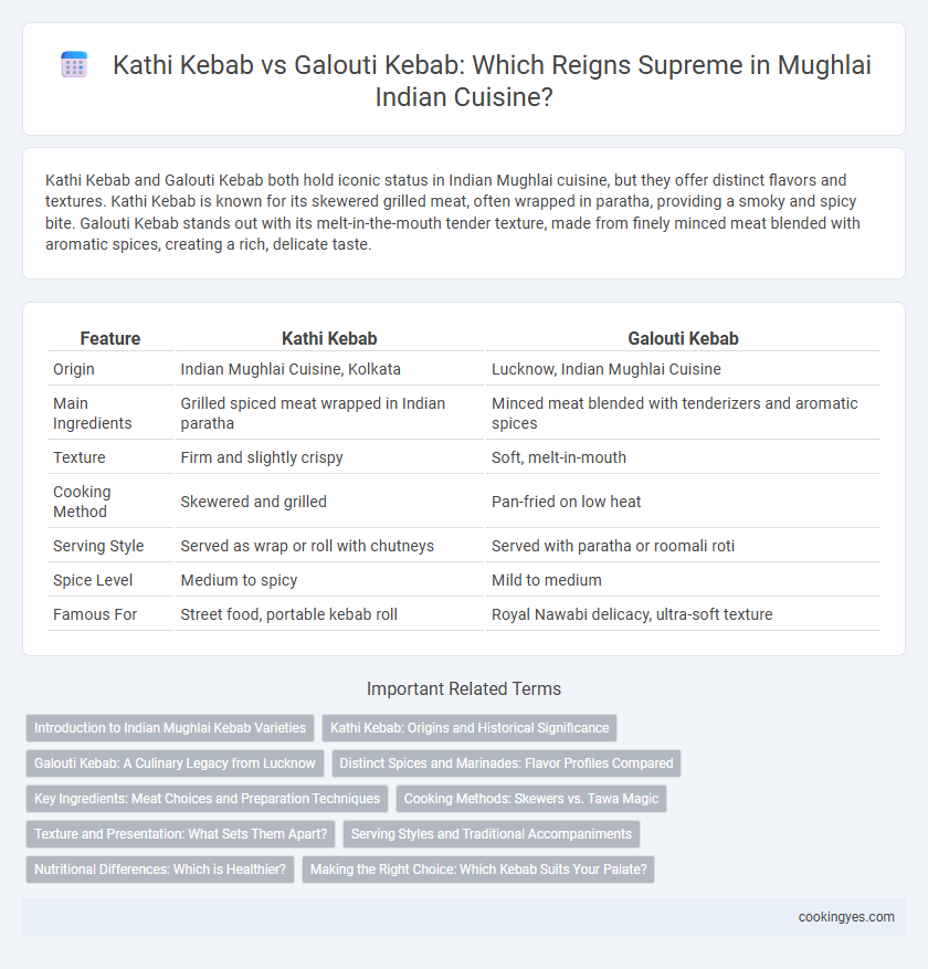 Kathi Kebab vs Galouti Kebab: Which Reigns Supreme in Mughlai Indian Cuisine?