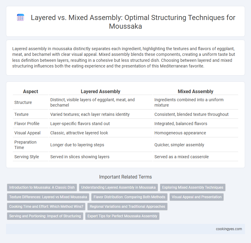 Layered vs. Mixed Assembly: Optimal Structuring Techniques for Moussaka
