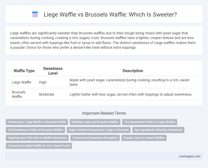 Liege Waffle vs Brussels Waffle: Which Is Sweeter?
