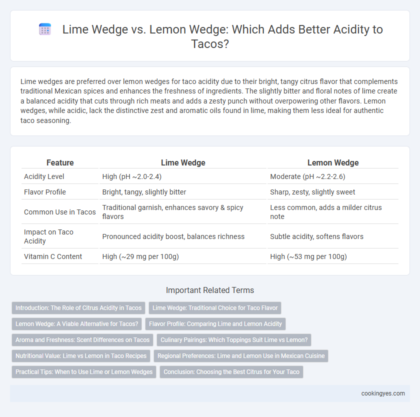 Lime Wedge vs. Lemon Wedge: Which Adds Better Acidity to Tacos?