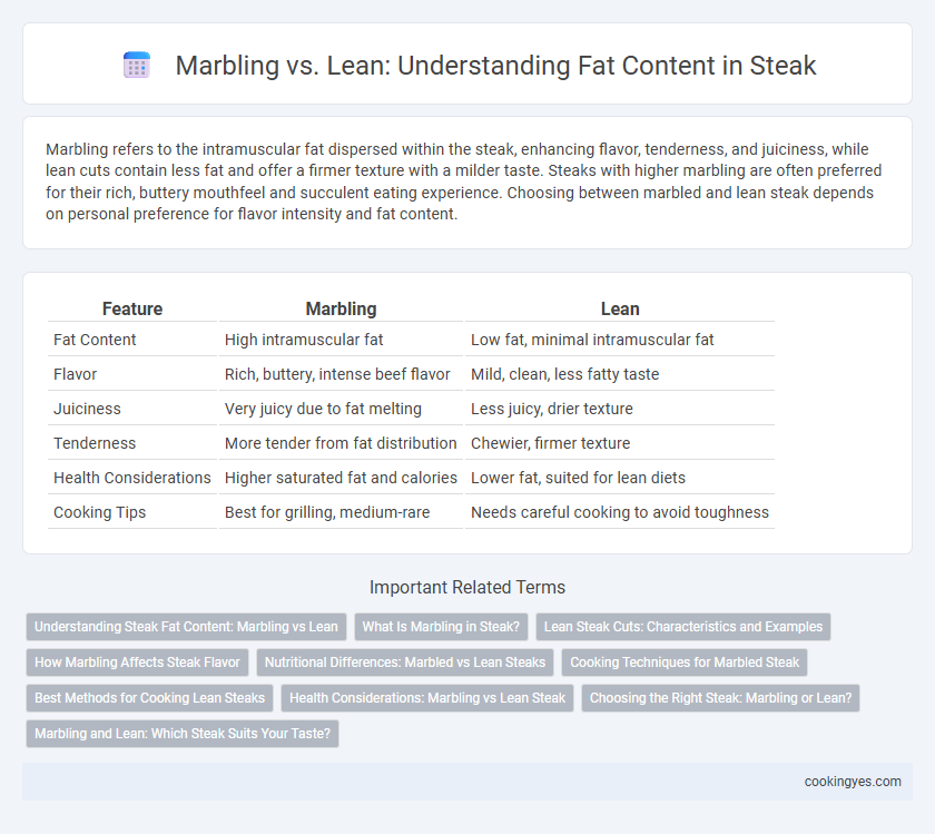 Marbling vs. Lean: Understanding Fat Content in Steak