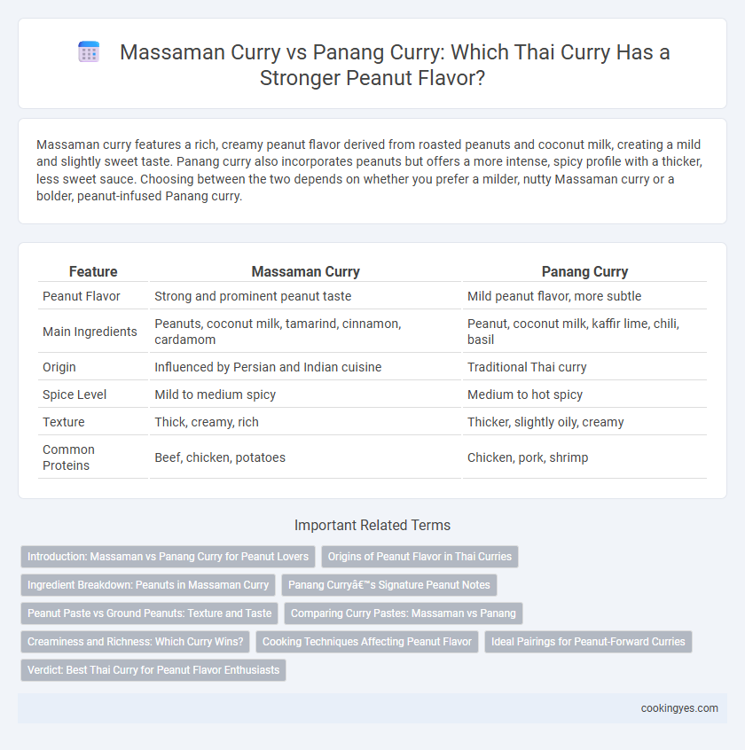 Massaman Curry vs Panang Curry: Which Thai Curry Has a Stronger Peanut Flavor?