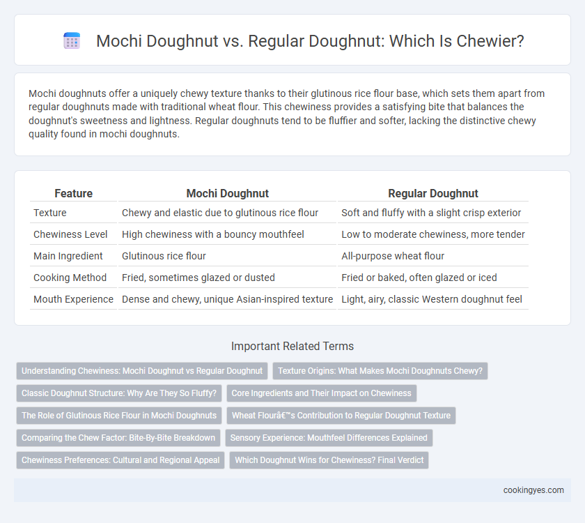 Mochi Doughnut vs. Regular Doughnut: Which Is Chewier?