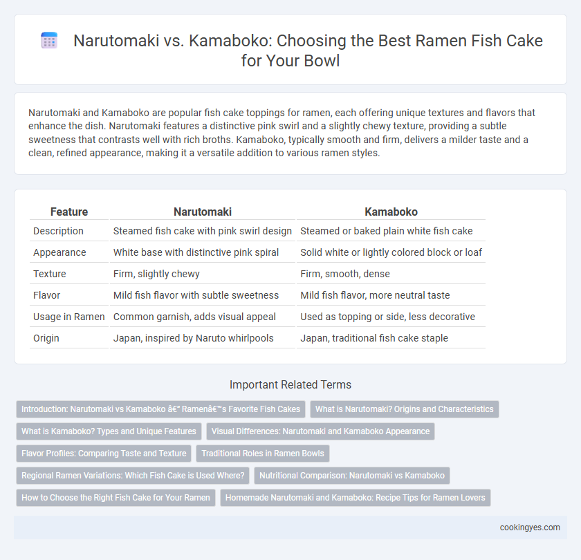Narutomaki vs. Kamaboko: Choosing the Best Ramen Fish Cake for Your Bowl
