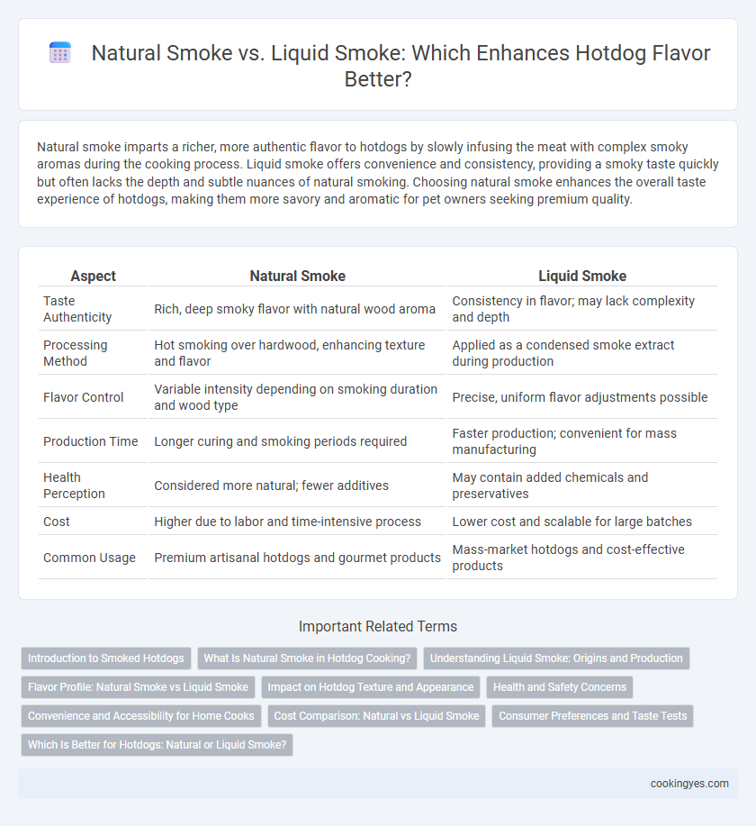 Natural Smoke vs. Liquid Smoke: Which Enhances Hotdog Flavor Better?