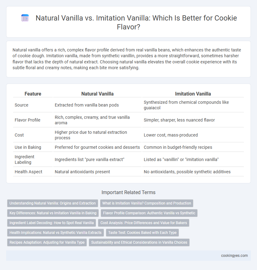 Natural Vanilla vs. Imitation Vanilla: Which Is Better for Cookie Flavor?
