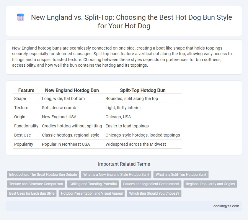 New England vs. Split-Top: Choosing the Best Hot Dog Bun Style for Your Hot Dog