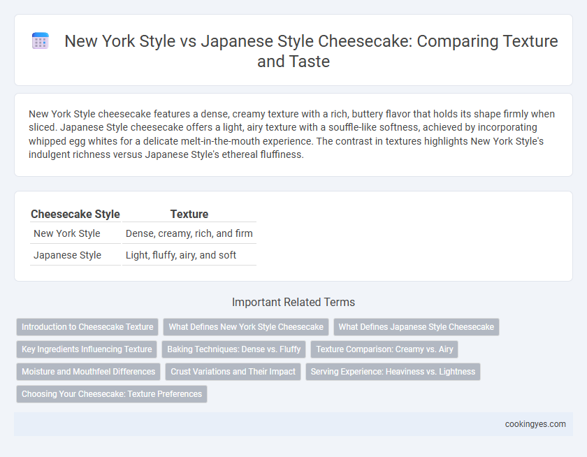 New York Style vs Japanese Style Cheesecake: Comparing Texture and Taste