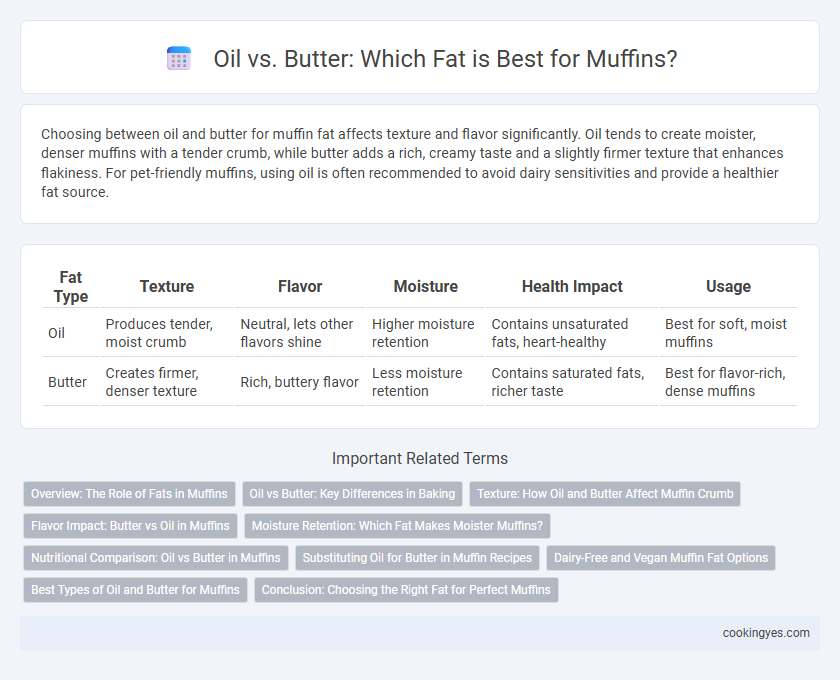 Oil vs. Butter: Which Fat is Best for Muffins?
