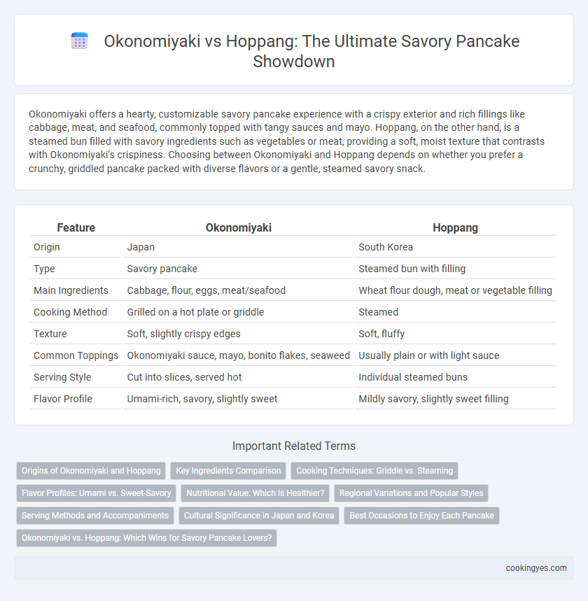 Okonomiyaki vs Hoppang: The Ultimate Savory Pancake Showdown