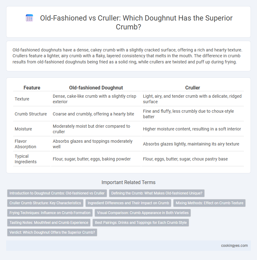 Old-Fashioned vs Cruller: Which Doughnut Has the Superior Crumb?