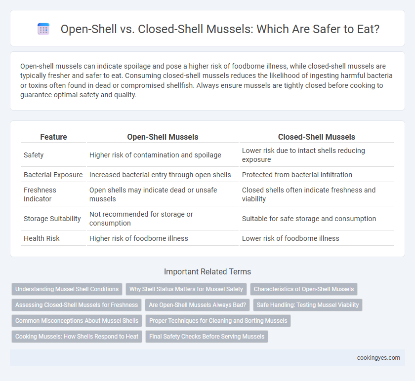 Open-Shell vs. Closed-Shell Mussels: Which Are Safer to Eat?