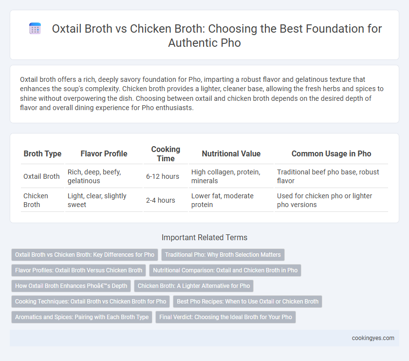 Oxtail Broth vs Chicken Broth: Choosing the Best Foundation for Authentic Pho