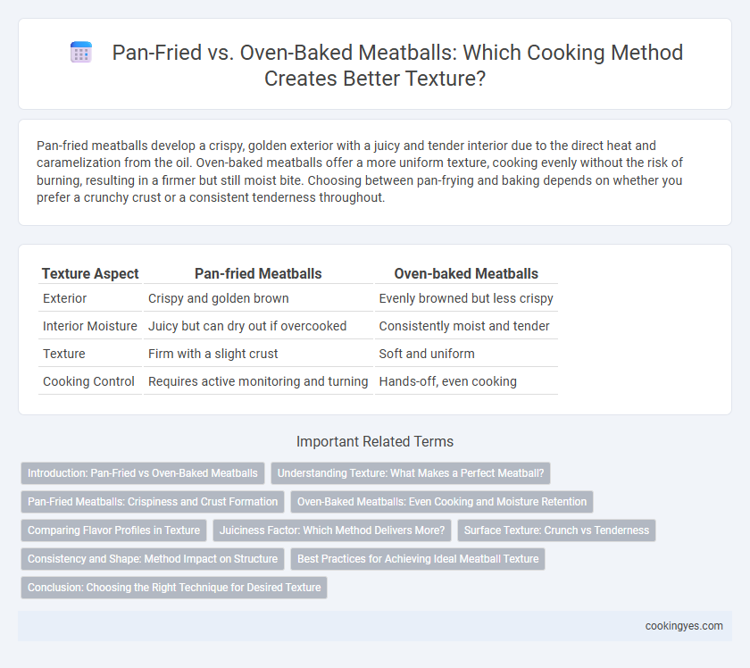 Pan-Fried vs. Oven-Baked Meatballs: Which Cooking Method Creates Better Texture?