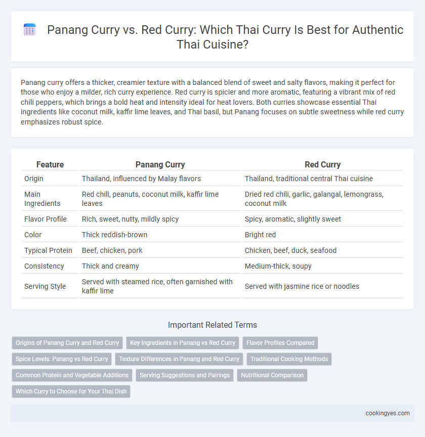 Panang Curry vs. Red Curry: Which Thai Curry Is Best for Authentic Thai Cuisine?