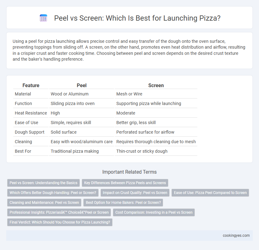 Peel vs Screen: Which Is Best for Launching Pizza?