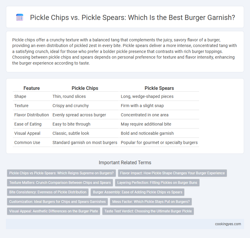 Pickle Chips vs. Pickle Spears: Which Is the Best Burger Garnish?