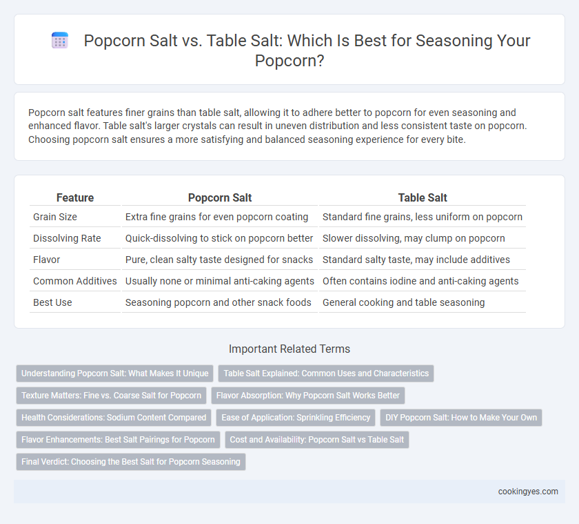 Popcorn Salt vs. Table Salt: Which Is Best for Seasoning Your Popcorn?