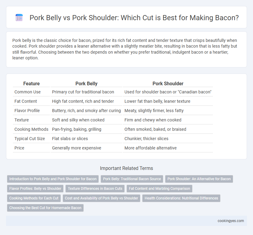 Pork Belly vs Pork Shoulder: Which Cut is Best for Making Bacon?