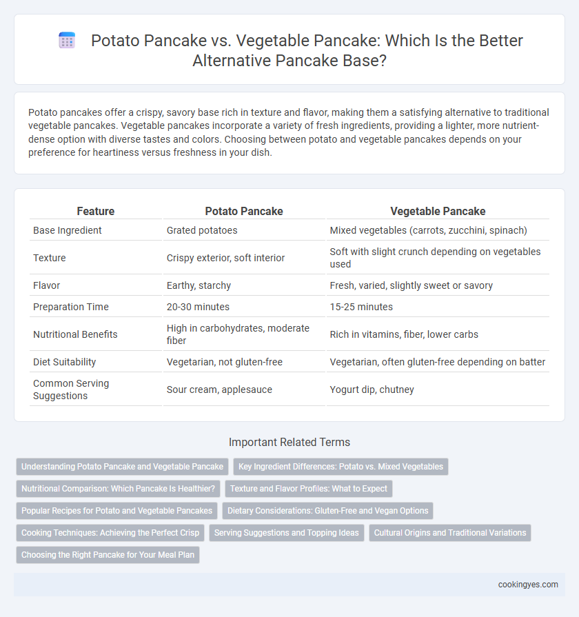 Potato Pancake vs. Vegetable Pancake: Which Is the Better Alternative Pancake Base?
