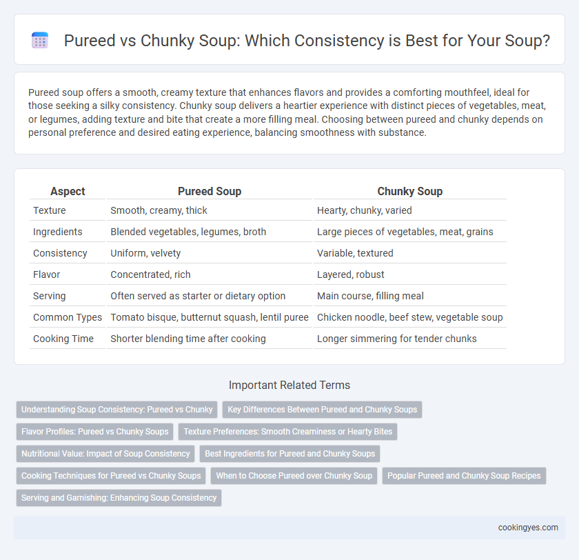 Pureed vs Chunky Soup: Which Consistency is Best for Your Soup?