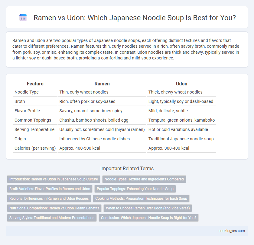 Ramen vs Udon: Which Japanese Noodle Soup is Best for You?
