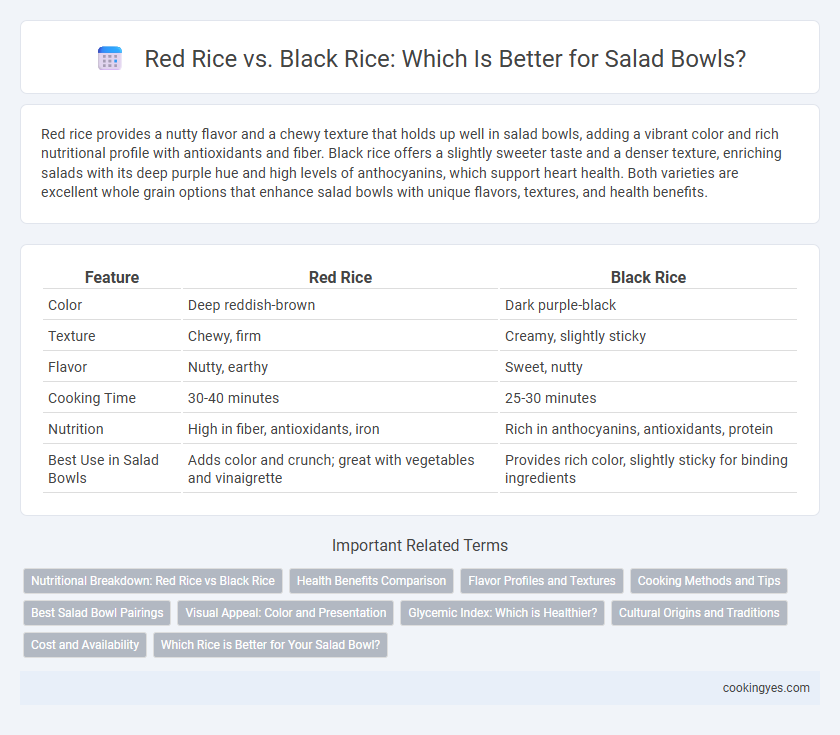 Red Rice vs. Black Rice: Which Is Better for Salad Bowls?