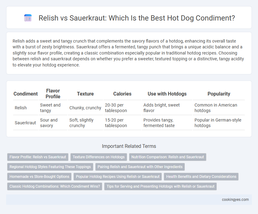 Relish vs Sauerkraut: Which Is the Best Hot Dog Condiment?