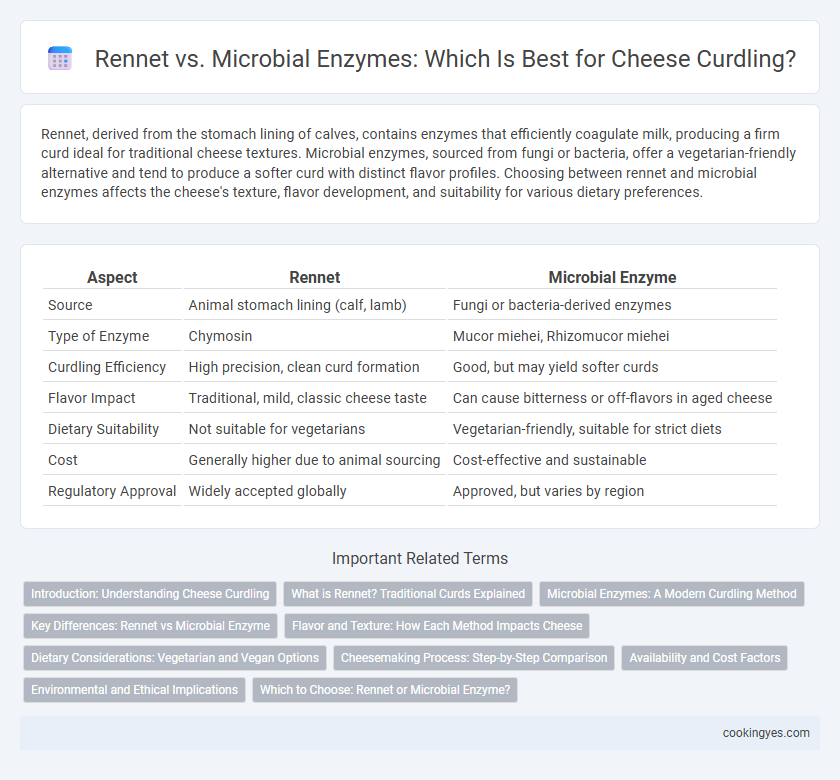 Rennet vs. Microbial Enzymes: Which Is Best for Cheese Curdling?