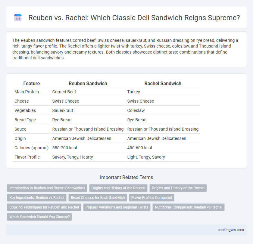 Reuben vs. Rachel: Which Classic Deli Sandwich Reigns Supreme?