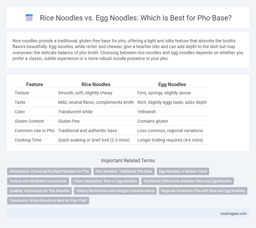 Rice Noodles vs. Egg Noodles: Which Is Best for Pho Base?