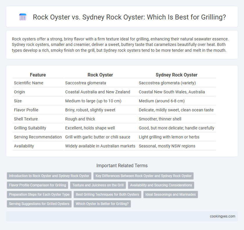 Rock Oyster vs. Sydney Rock Oyster: Which Is Best for Grilling?