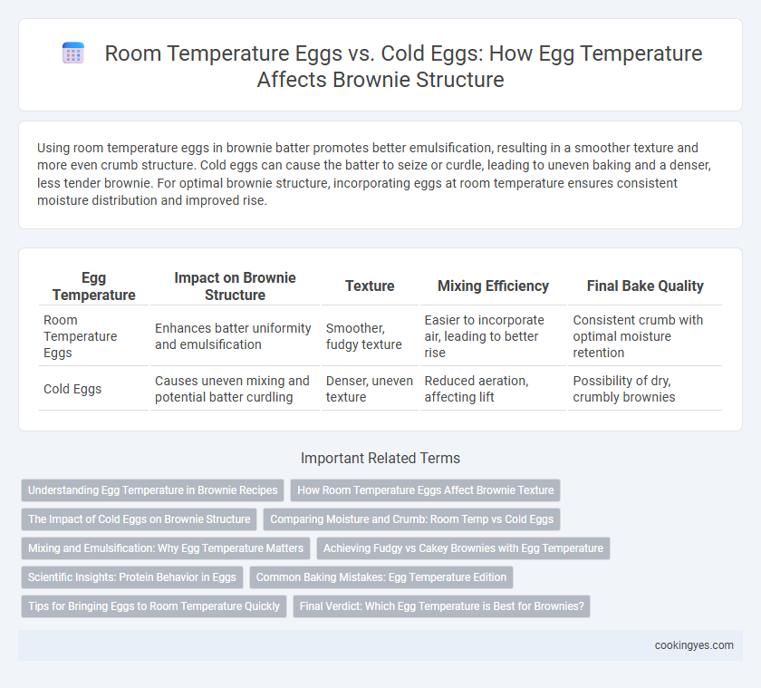 Room Temperature Eggs vs. Cold Eggs: How Egg Temperature Affects Brownie Structure