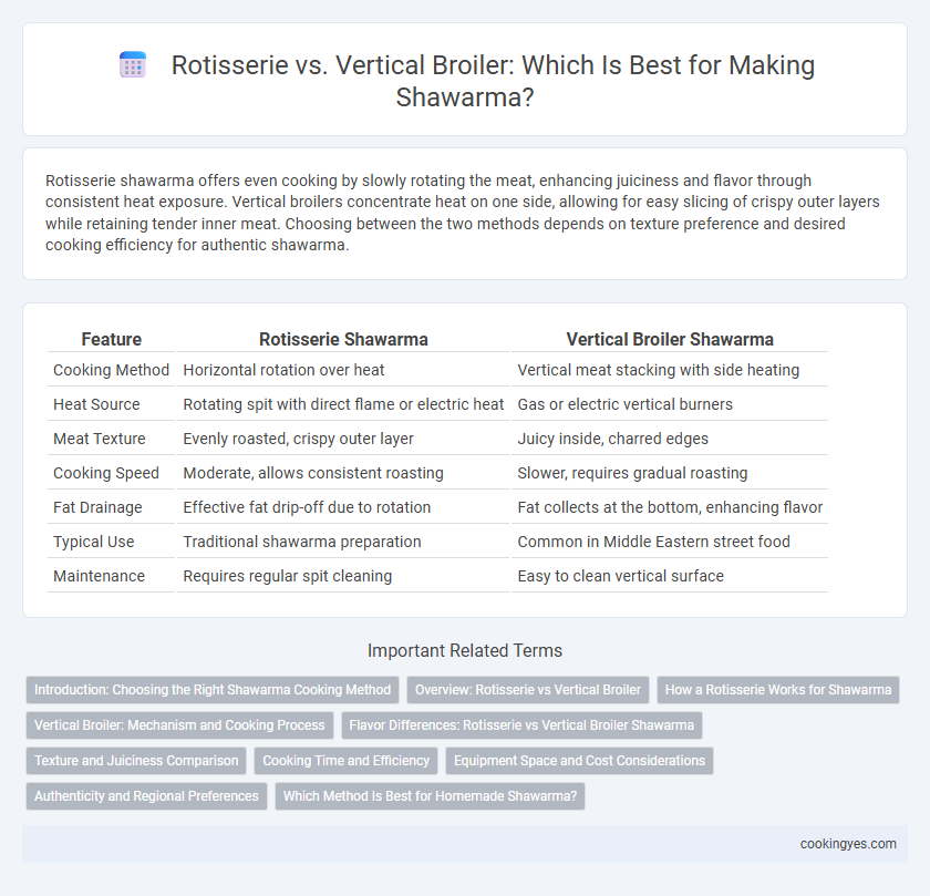 Rotisserie vs. Vertical Broiler: Which Is Best for Making Shawarma?